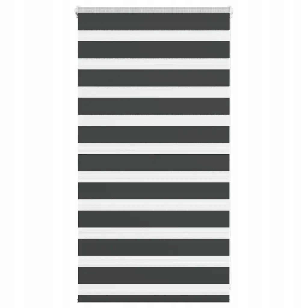 Zebra roleta černá 90x100 cm šířka látky 85,9 cm polyester Černý 4014207