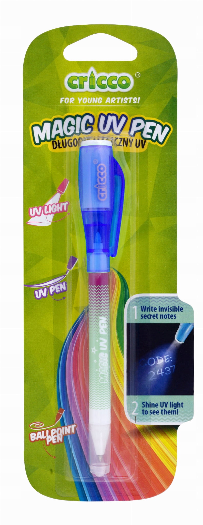 

Długopis Magiczny Niewidzialny Cricco Invisible Uv