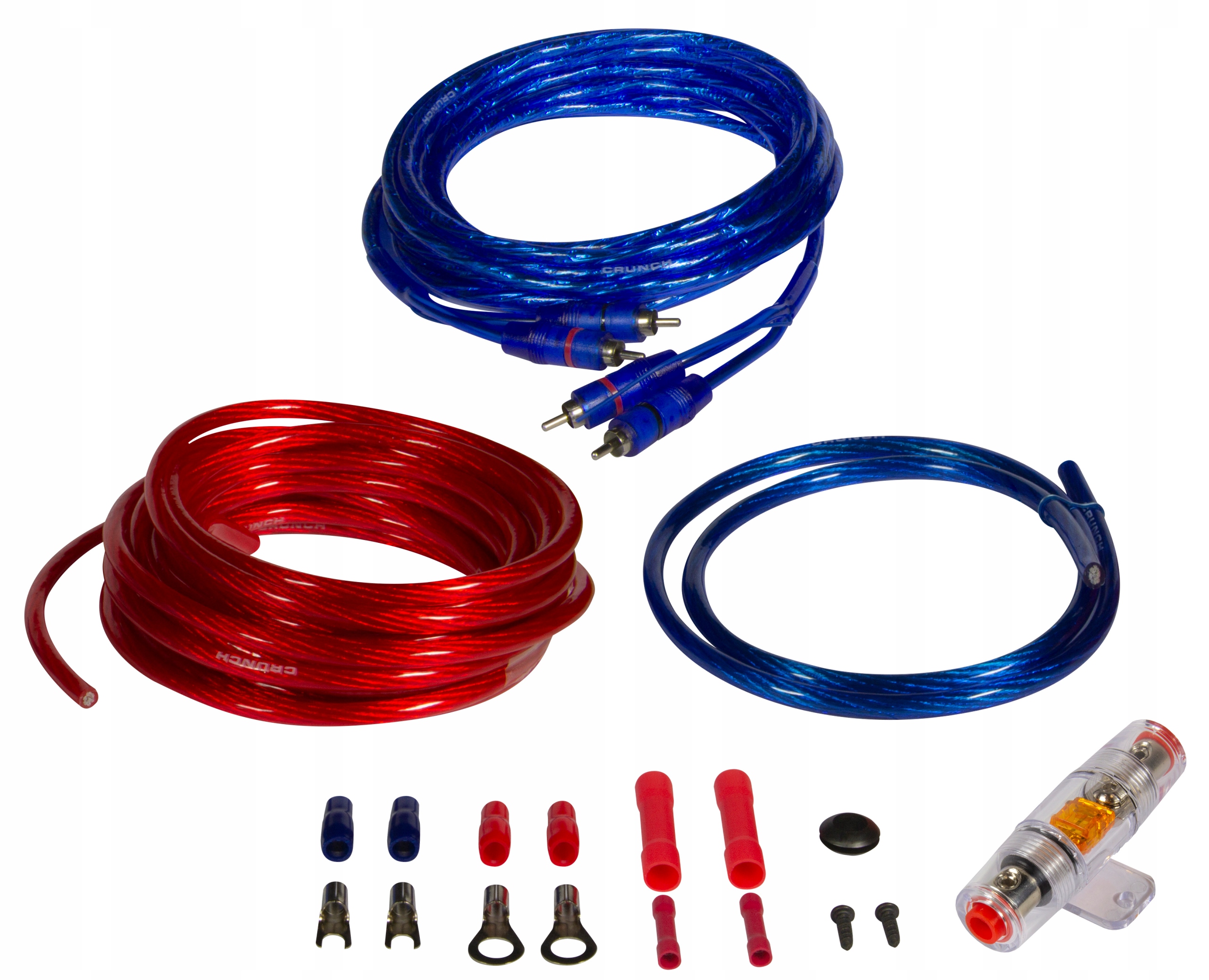 Crunch CRK10 – sada kabelů pro montáž zesilovače, průřez 10 mm2