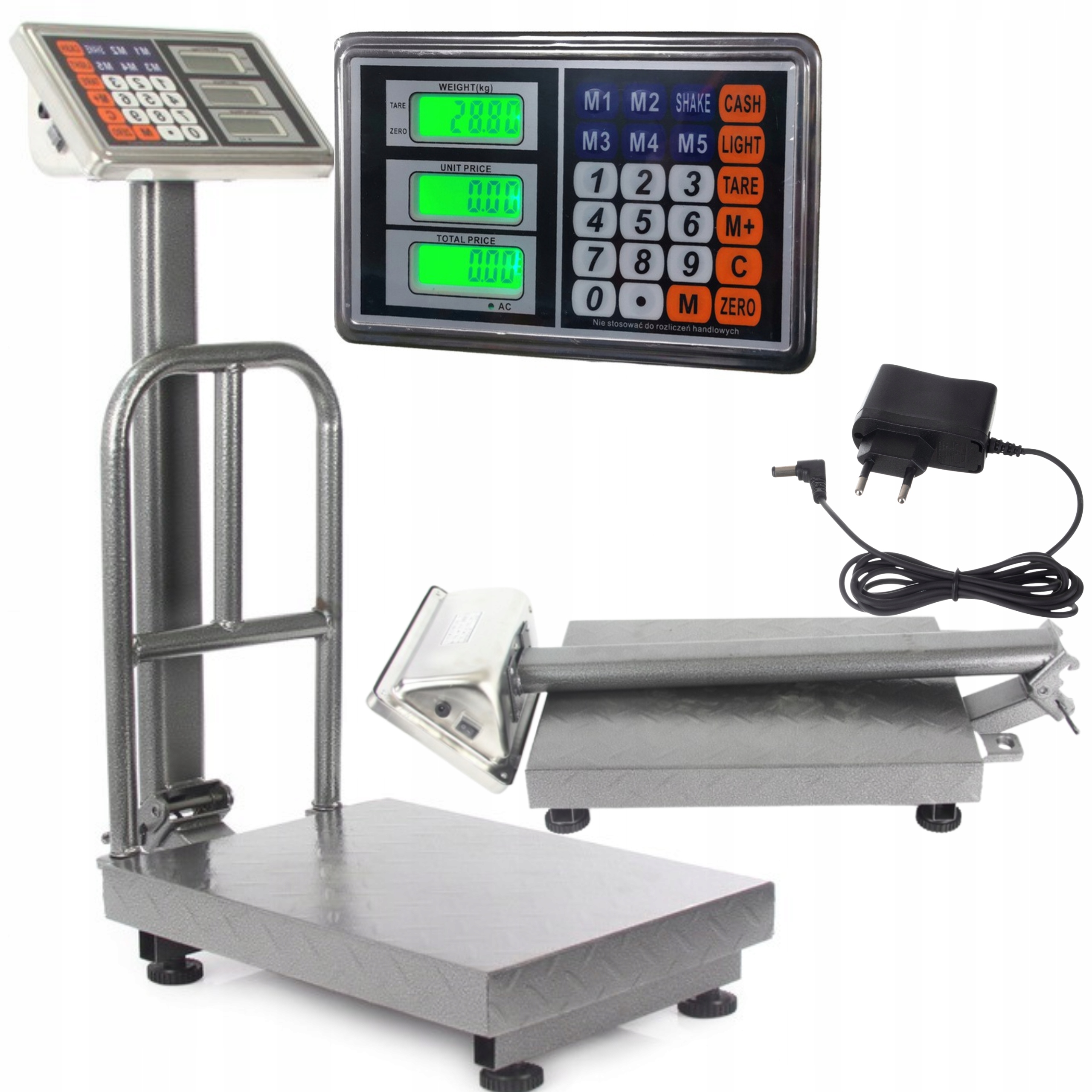 WAGA MAGAZYNOWA ELEKTRONICZNA PLATFORMOWA 150kg Marka inny