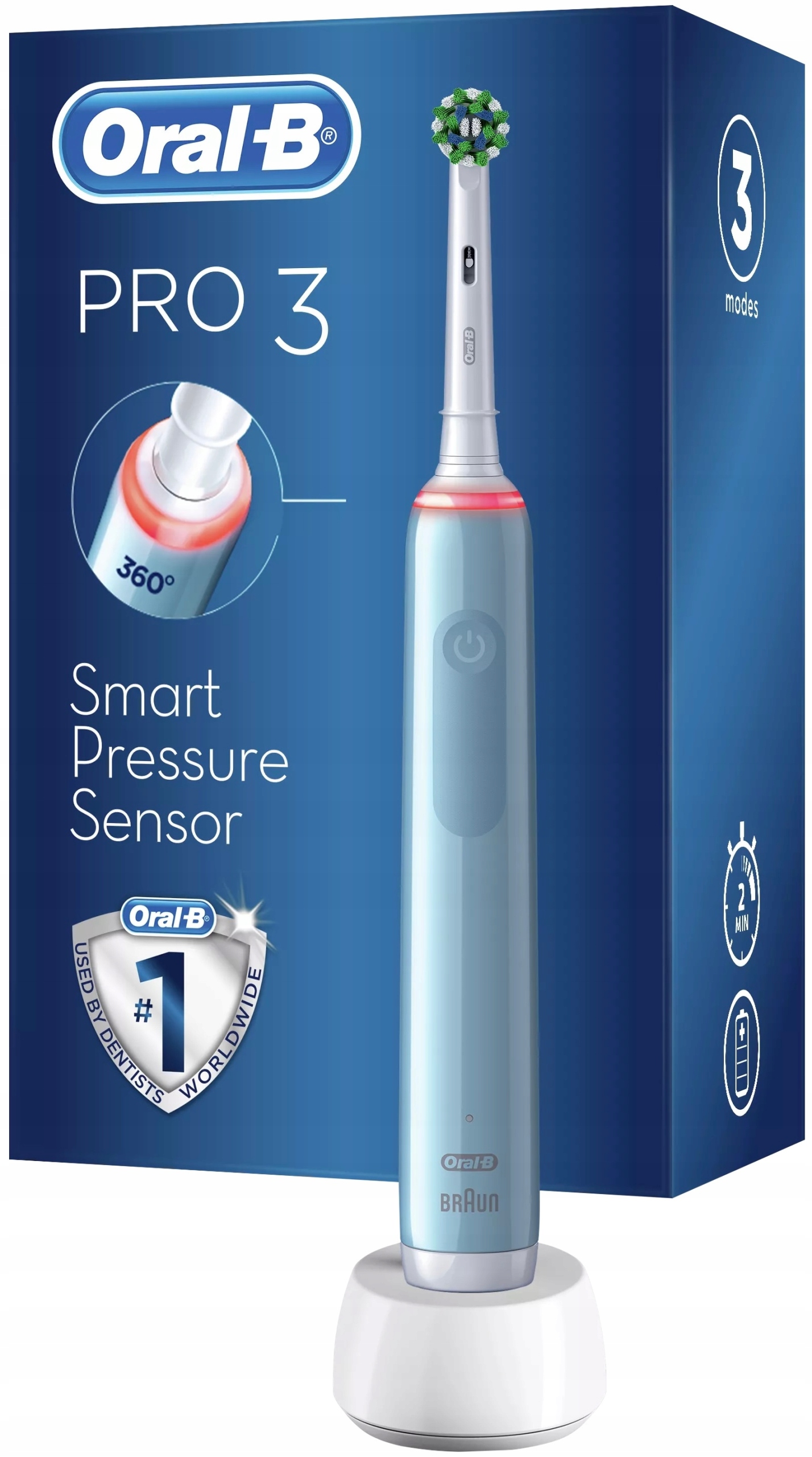 Elektryczna szczoteczka do zębów Oral-b Braun Pro 3 3000
