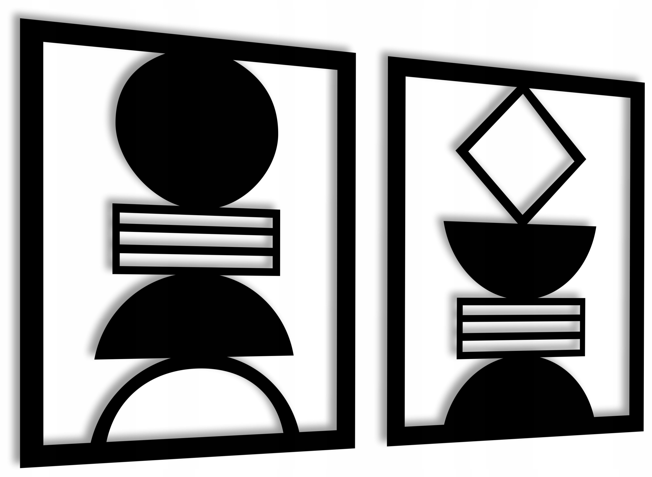 Nástenná dekorácia Moderná Abstrakcia 85 cm panel