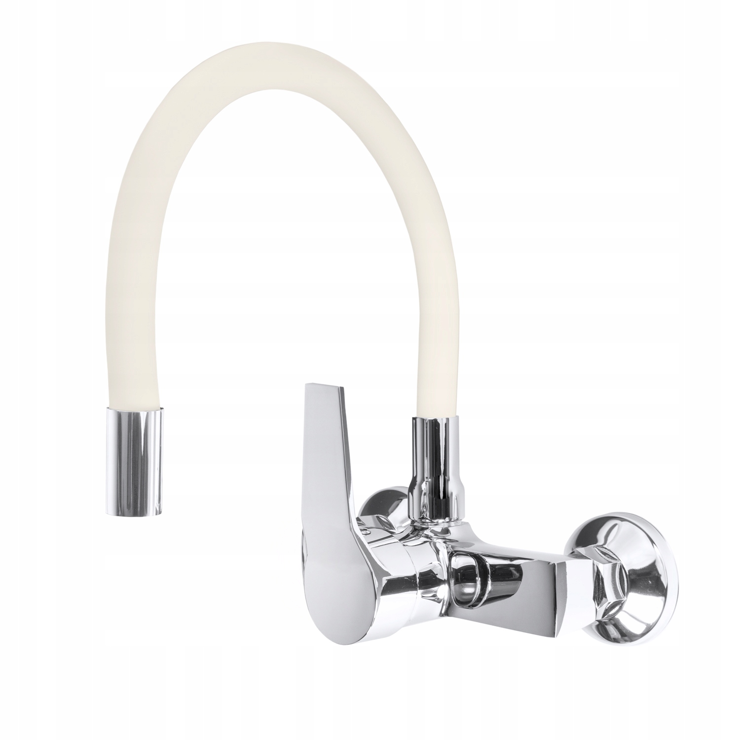 Kuchynská Nástenná Batéria Béžová Umývadlová Flexibilná Flex Kohútik