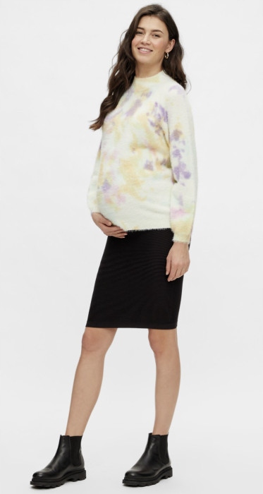 Z3D104 MAMALICIOUS SPÓDNICA CIĄŻOWA CZARNA S/M