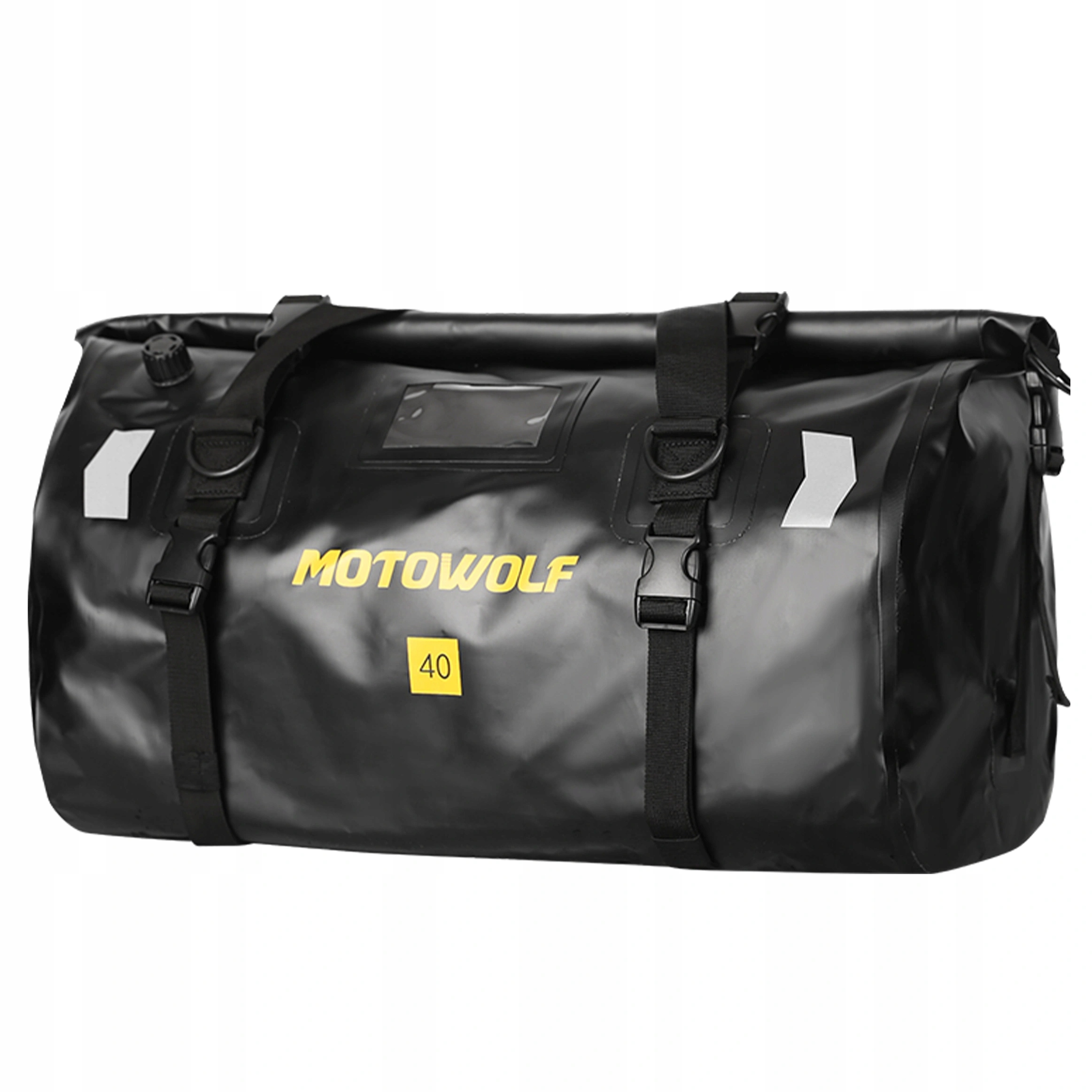 Brašna Motocyklová 40L Taška Kufr na zadní sedadlo Vodotěsný Motor Roll