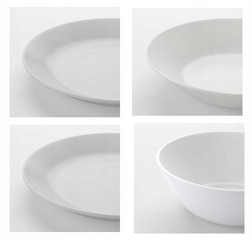 Talerz deserowy IKEA Oftast komplet 19cm 6 osób Marka Ikea