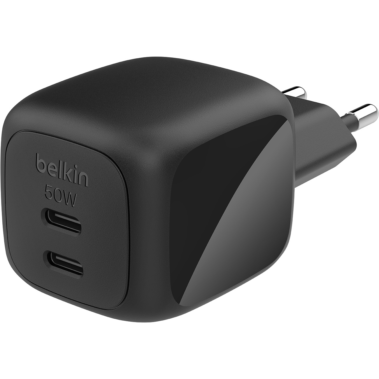 Ładowarka sieciowa Belkin Pro 50W, 2x Usb-c Pd 3.0 mała kompaktowa kostka
