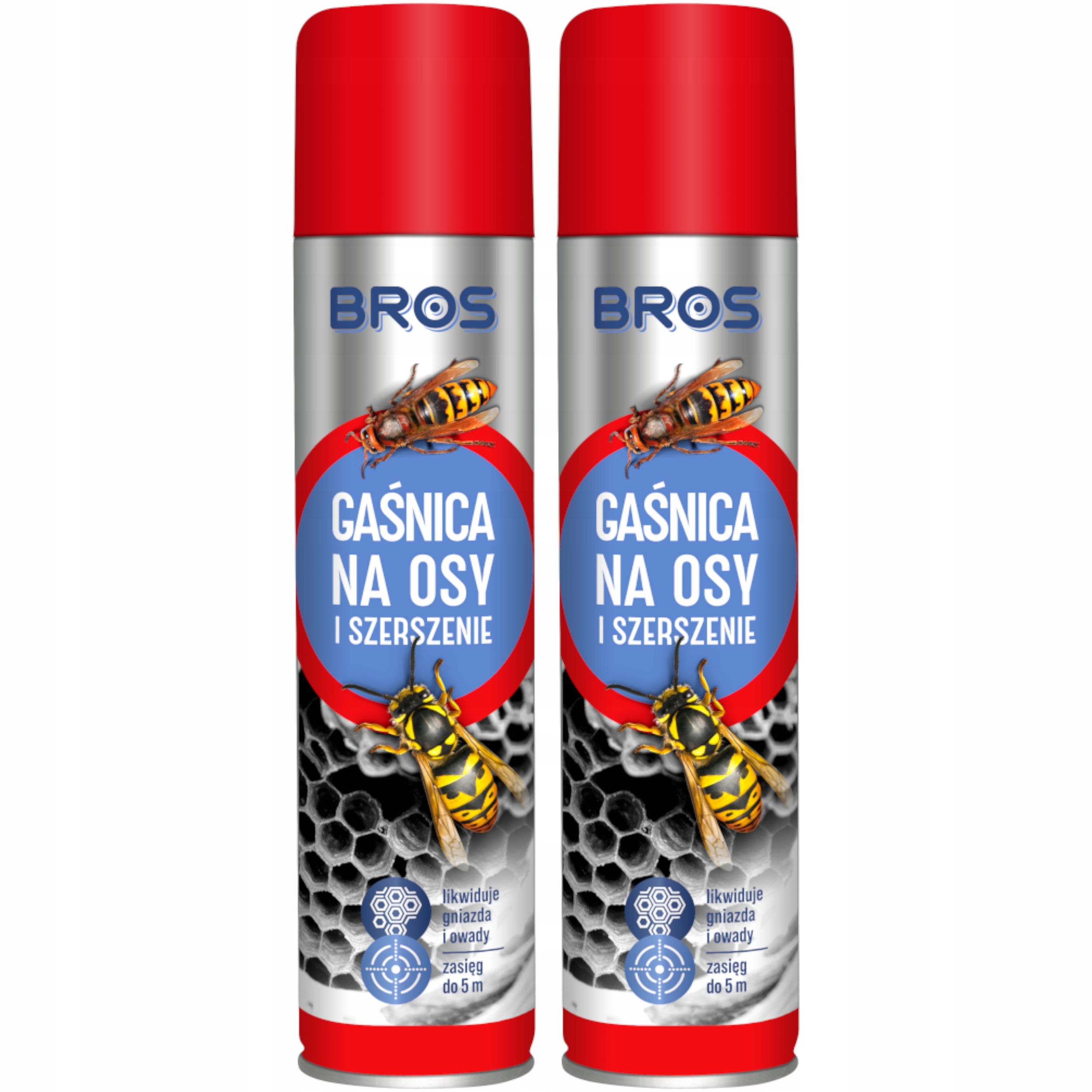

Profesjonalna Gaśnica Osy Szerszenie Bros 5M 2szt