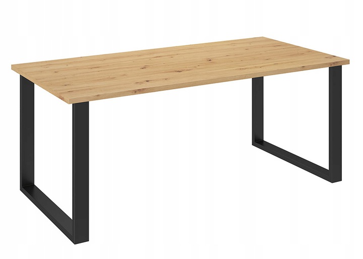 Stół loftowy do jadalni IMPERIAL 185 x 90 DĄB ARTISAN