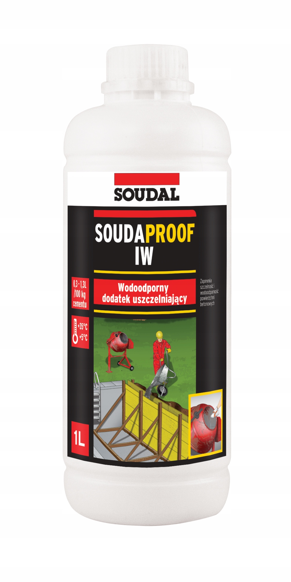 

Dodatek Uszczelniający Do Betonu Zapraw 1L Soudal