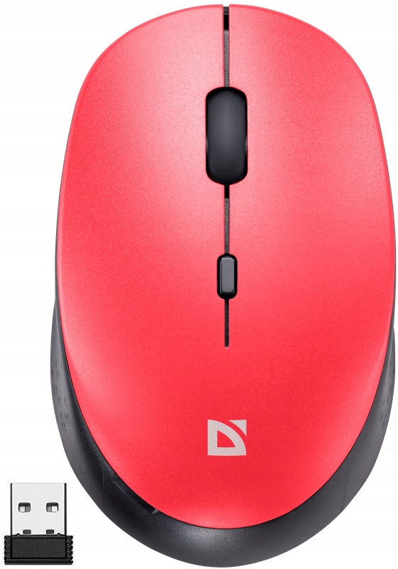 MYSZ DEFENDER AURIS MB-027 RF SILENT CZERWONA OPTICAL — 7