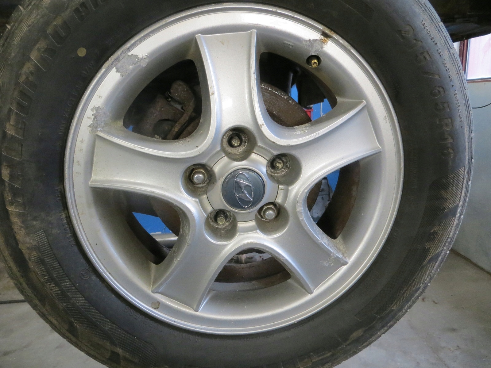 ДИСКИ АЛЮМІНІЙ шини HYUNDAI santa фе KIA 16