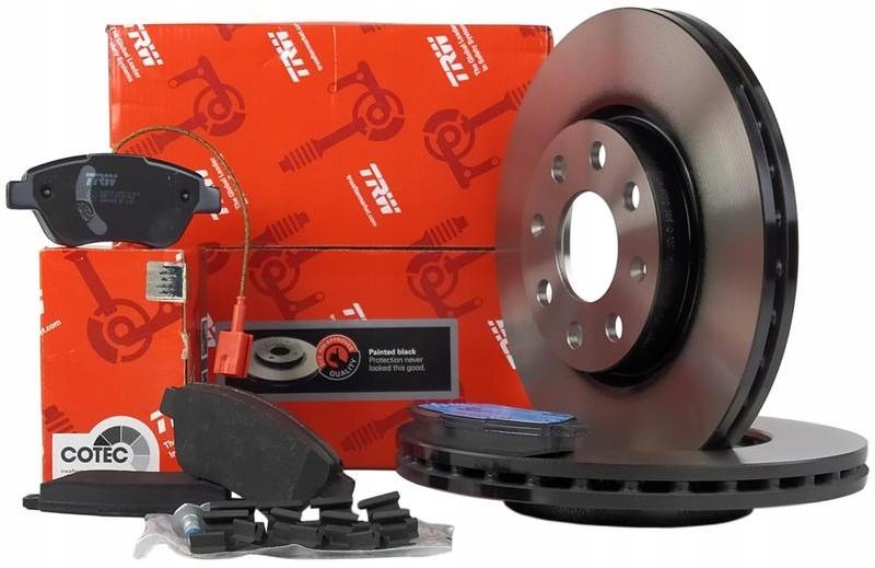 TARCZE KLOCKI TRW LUCAS FIAT GRANDE PUNTO PRZÓD