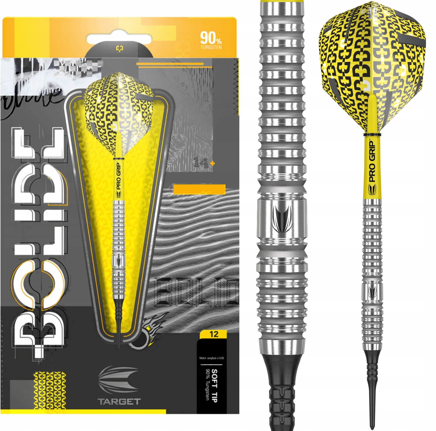 Lotki Rzutki Dart Target Bolide 12 90% Wolfram 18g soft