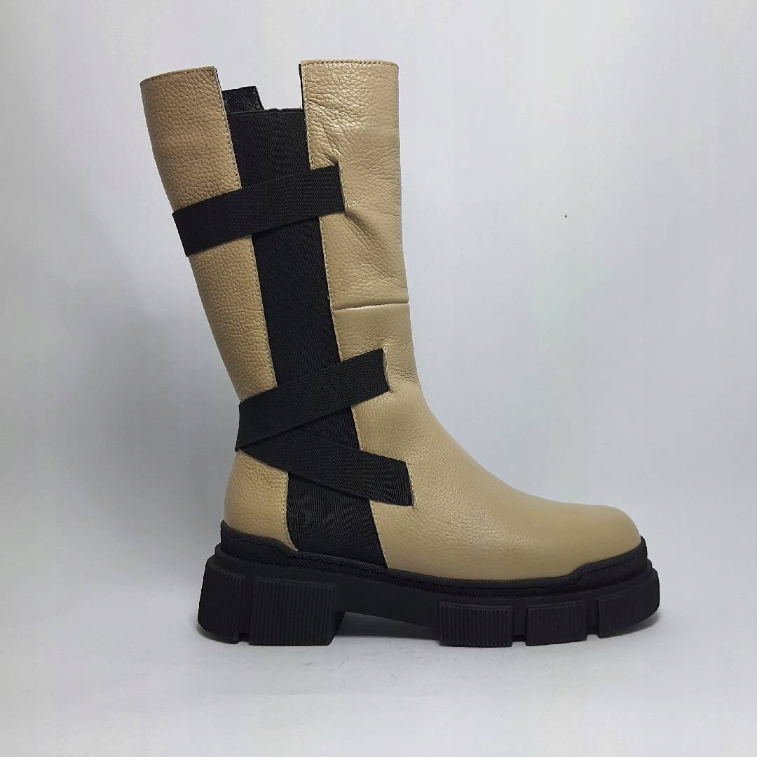 Kozačky Boccato 613.21105.44 béžová 38, béžová