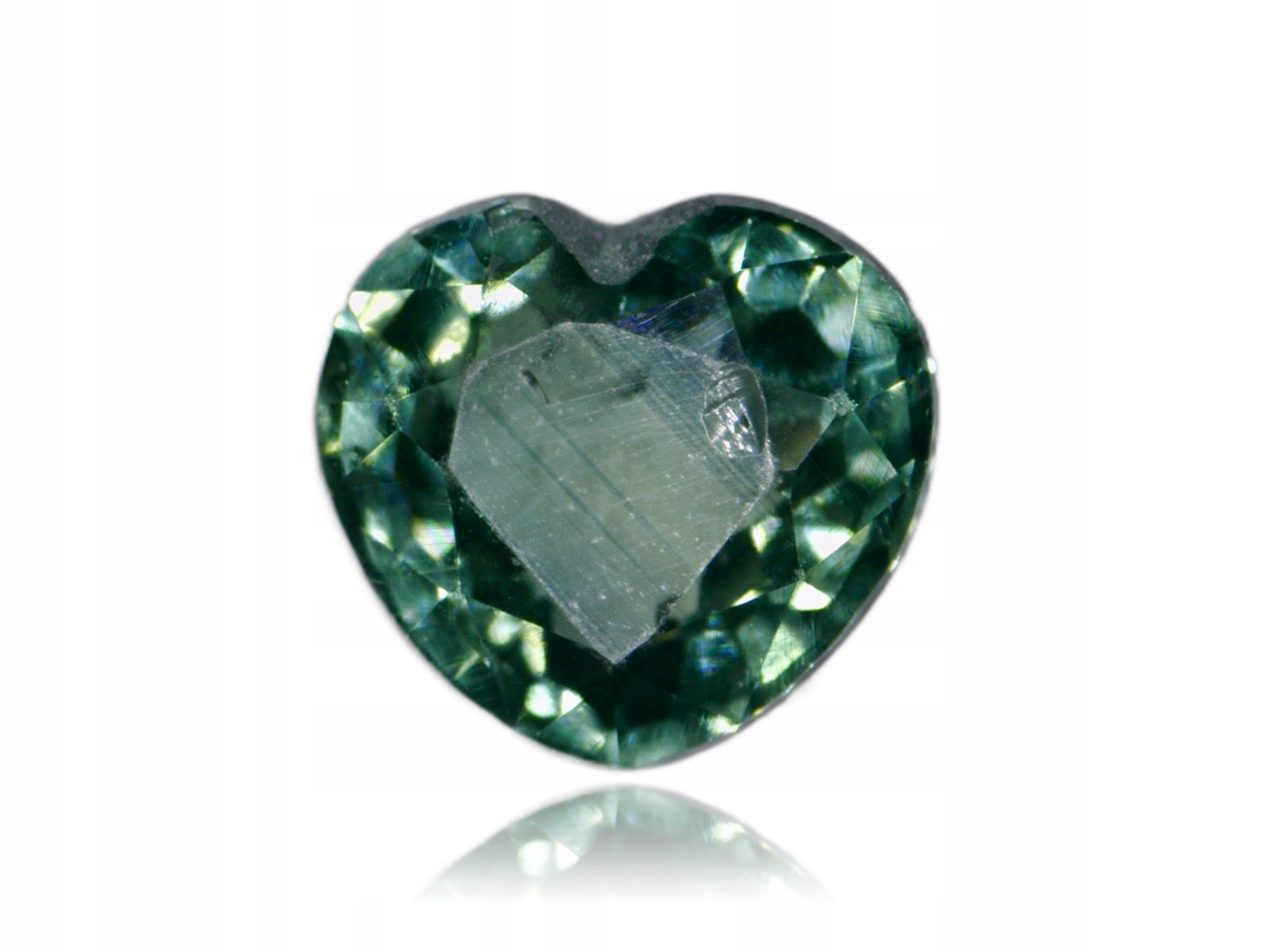 Safír 0.24ct Zelené srdce eCertifikát Wbd