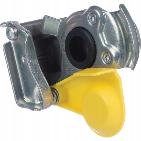 Pneumatická spojka s integrovaným filtrem M16x1.5 žlutá boční závit 9