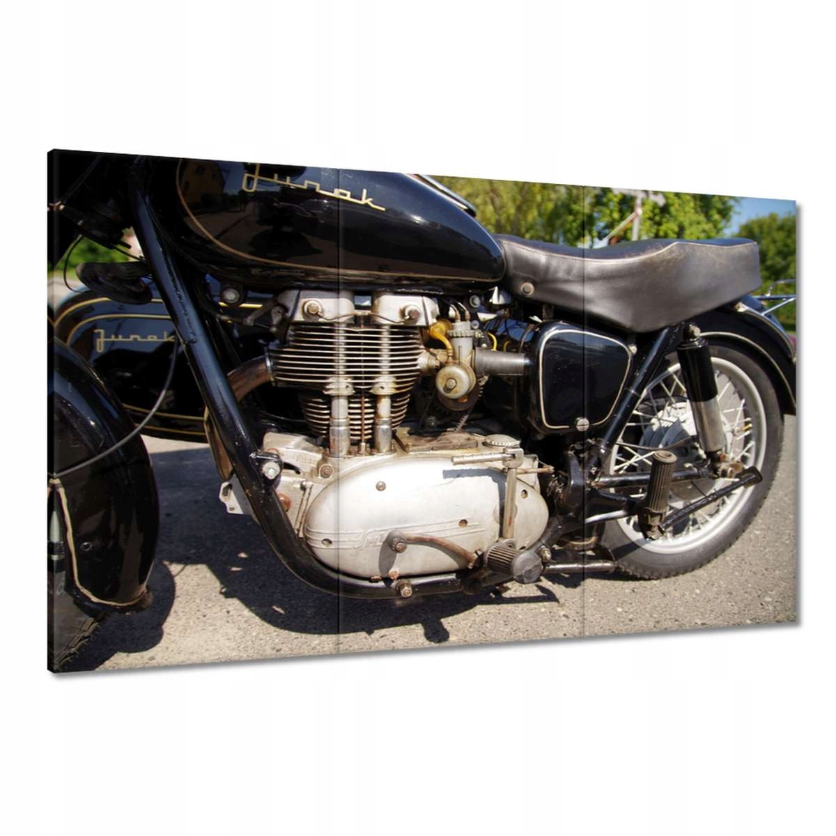 Obrazy 120x80 Junak Historický motocykl