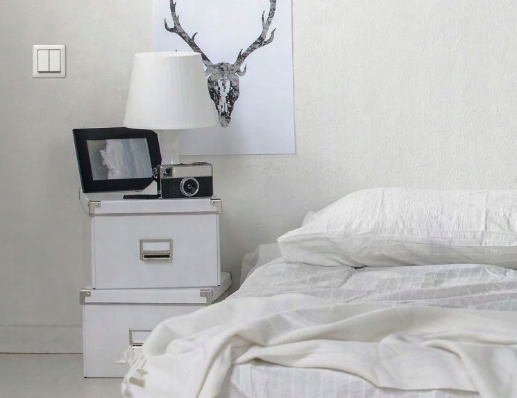 HAGER lumina intense Ramka pojedyncza biała WL5510 Kolor biały