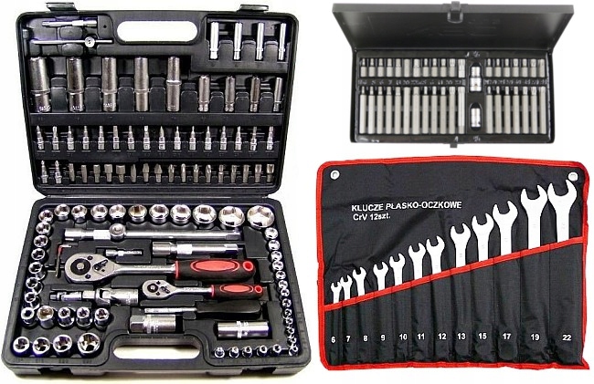 

Zestaw Kluczy Nasadowych Klucze Nasadowe 160+ Neo