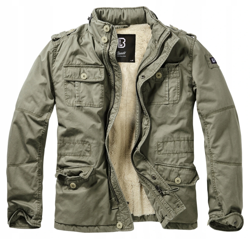 Kurtka tekstylna Brandit Britannia Winter Olive Men XL