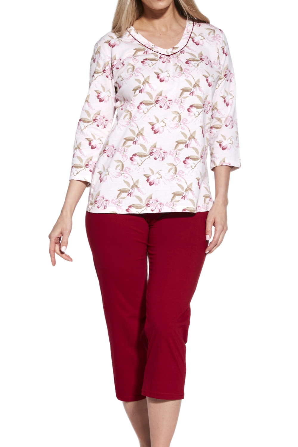 Pyžamo s 3/4 rukávem Cornette 481/360 Adele [4XL]