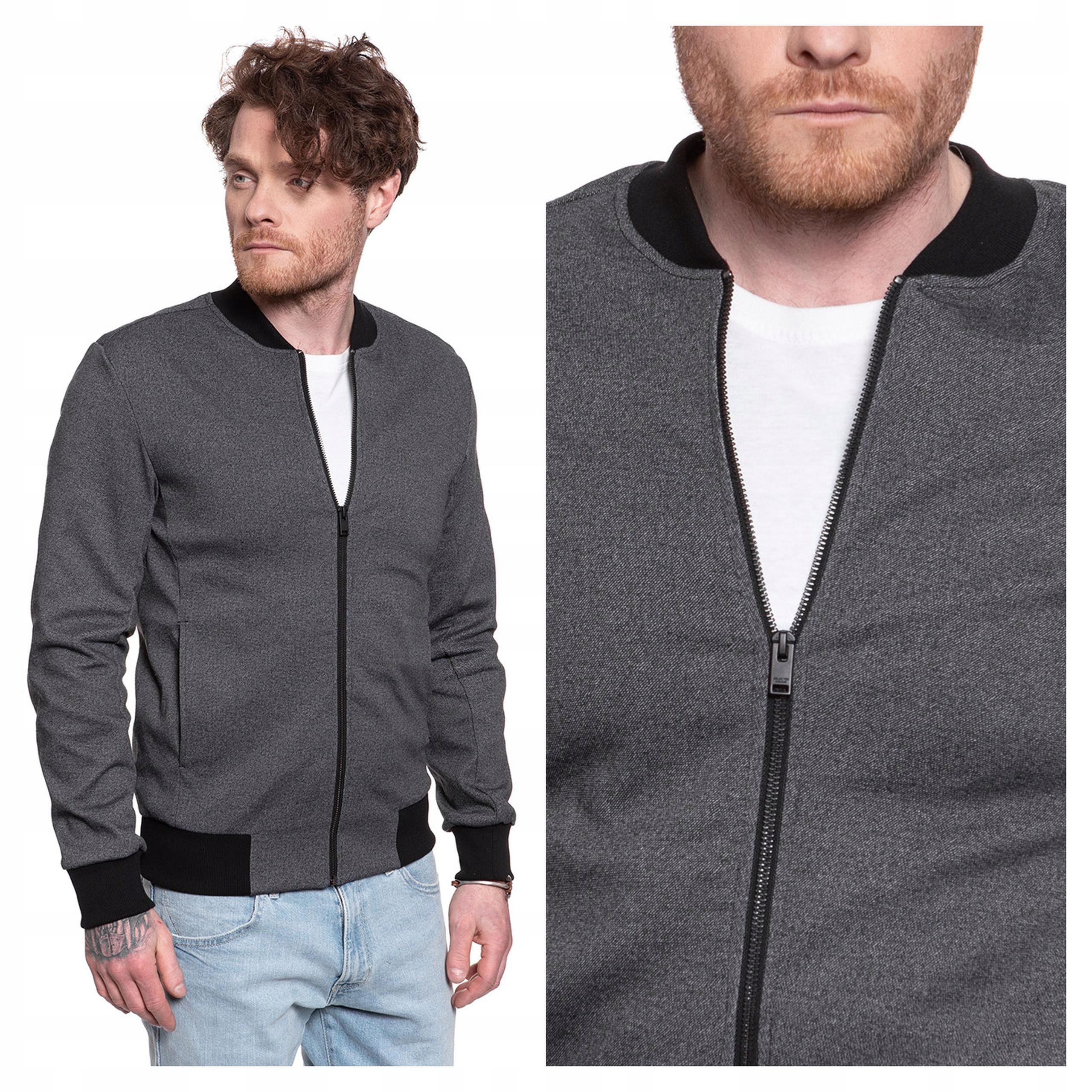 Selected Sweat Bomber Pánská Přechodová Bunda