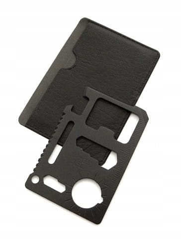 KARTA PRZEŻYCIA SURVIVAL MULTITOOL 11 FUNKCJI ETUI