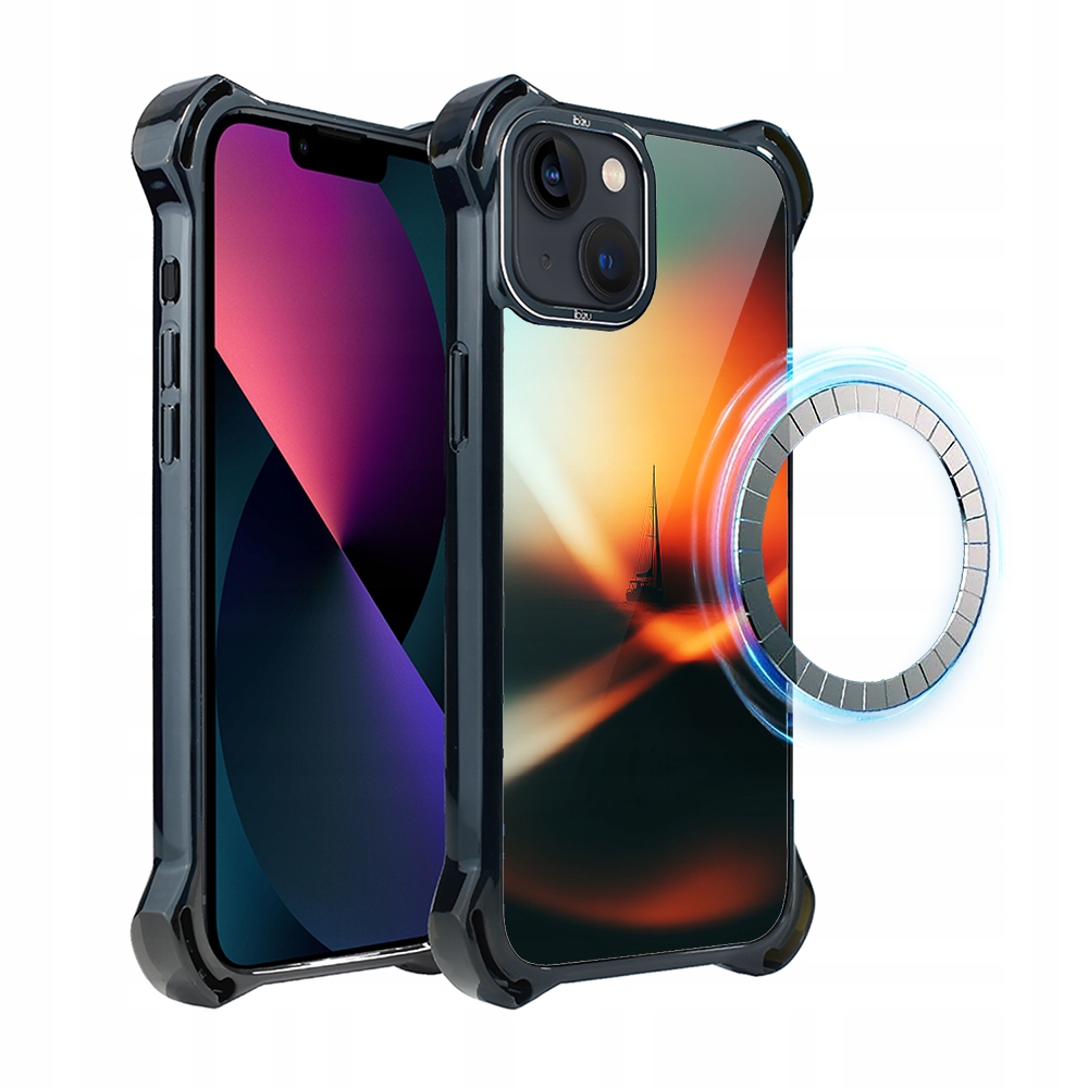 Pouzdro Ibizu DropGuard Ultra pro iPhone 13 s MagSafe, zlatá hodinka