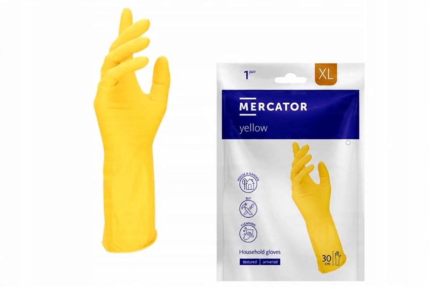 

Rękawice lateksowe Mercator yellow gospodarcze XL