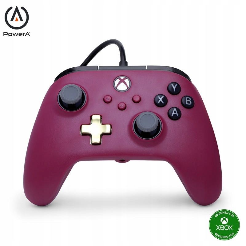 PowerA Advantage+, Xbox Series, Xbox One, PC, Burgindy Kontroler przewodowy