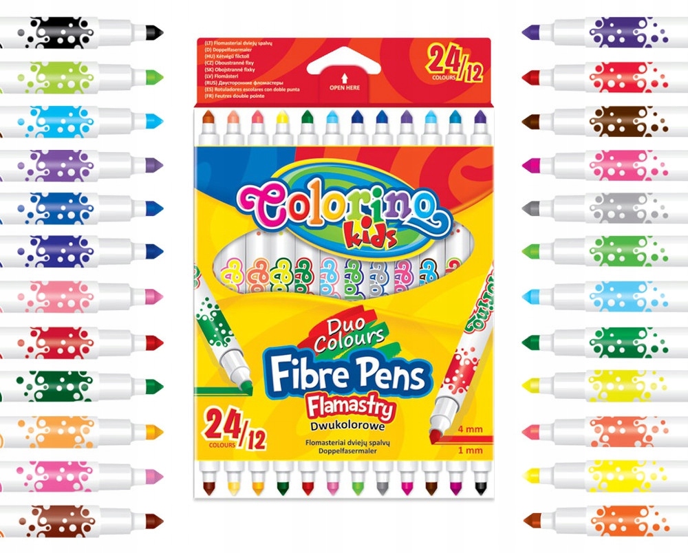 

Colorino pisaki flamastry dwustronne