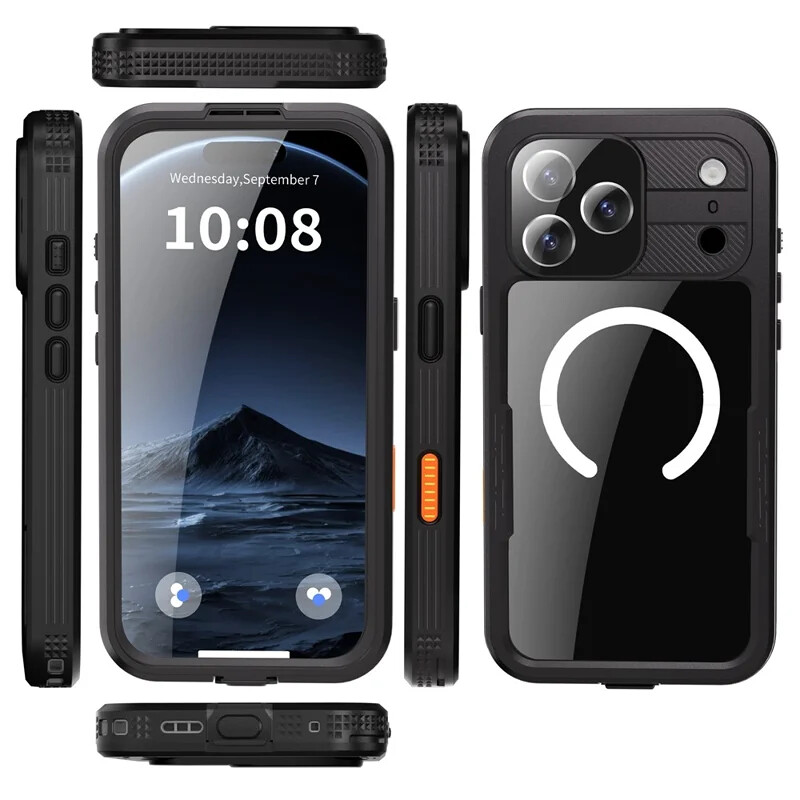 Etui Pokrowiec 360° Wodoodporne IP68 z MagSafe do Apple iPhone 17 Pro Max