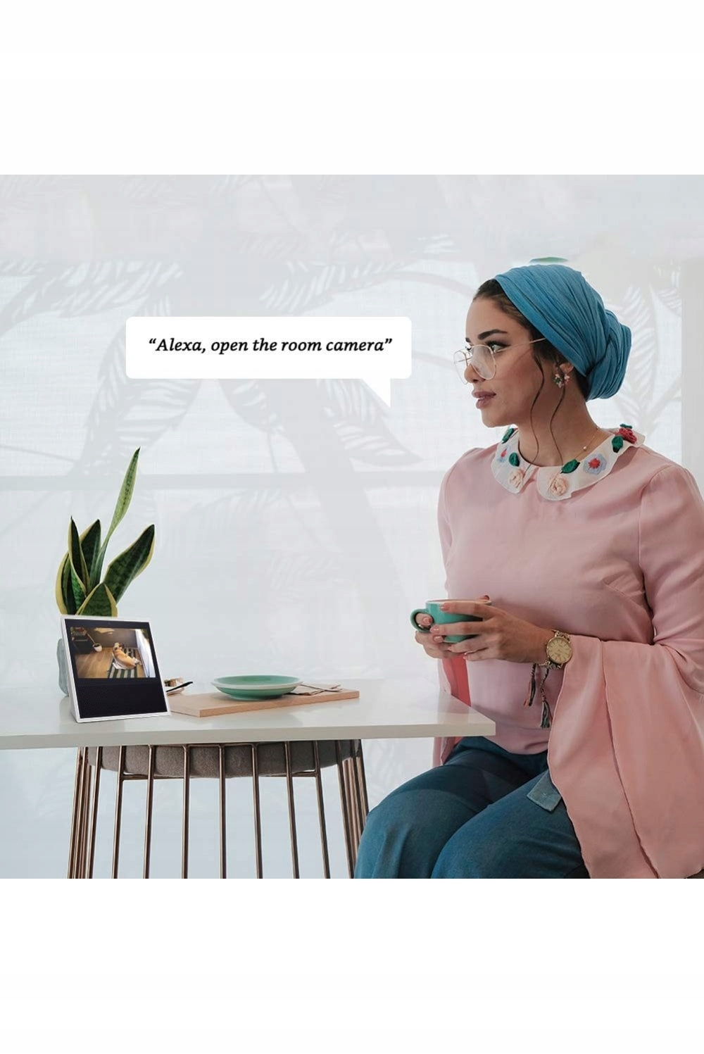 INTELIGENTNA KAMERA WIFI WEWNĘTRZNA HD-TVI WOOX R4071 2 Mpx ALEXA GOOGLE Zasięg podczerwieni 10 m