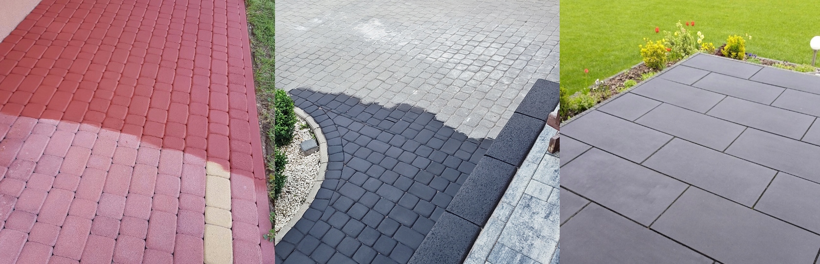 TRWAŁY IMPREGNAT BARWIĄCY DO KOSTKI BRUKOWEJ 8 KOLORÓW FARBA WYDAJNA Kolor producenta według wzornika