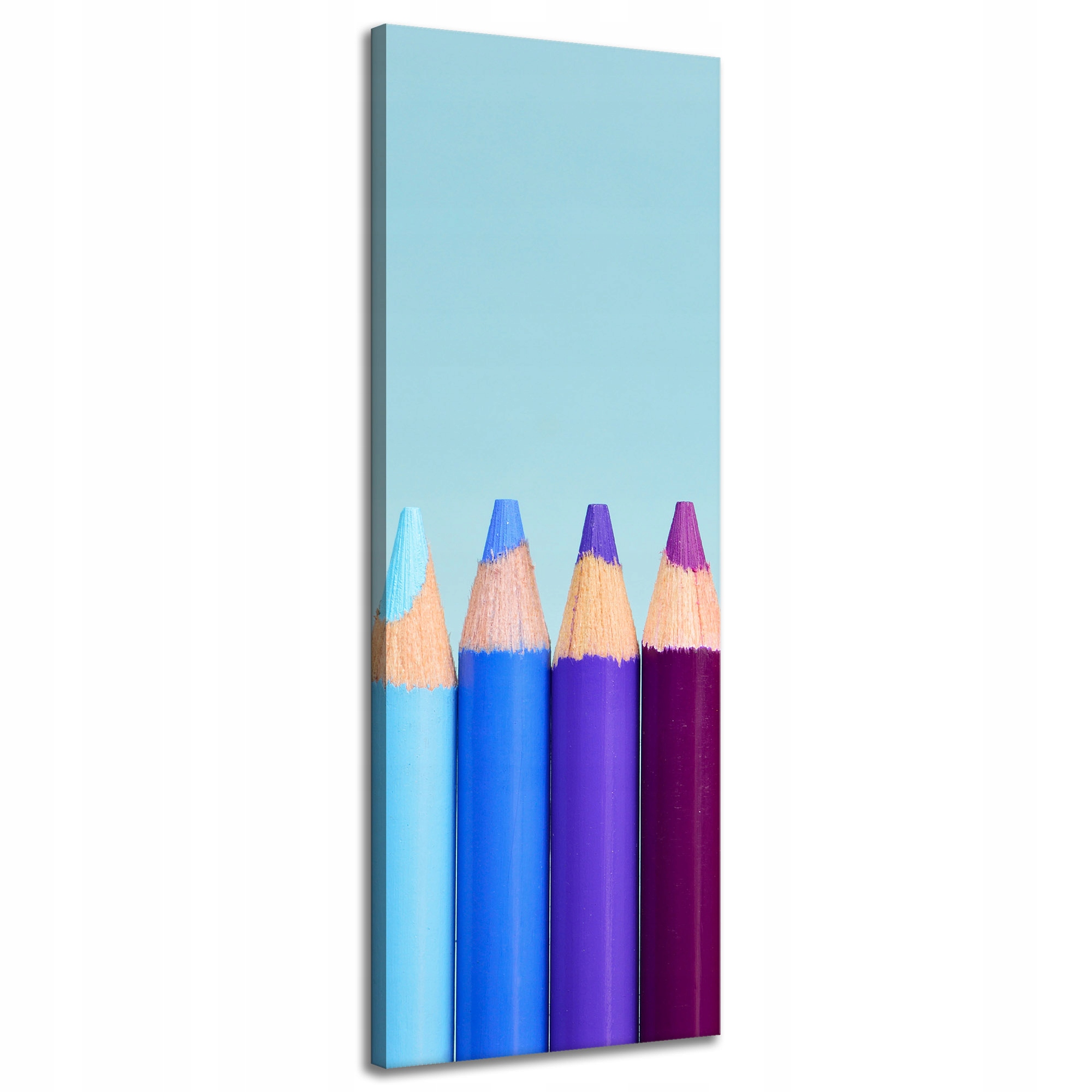 Obraz na plátně Duhové Pastelky 40x120