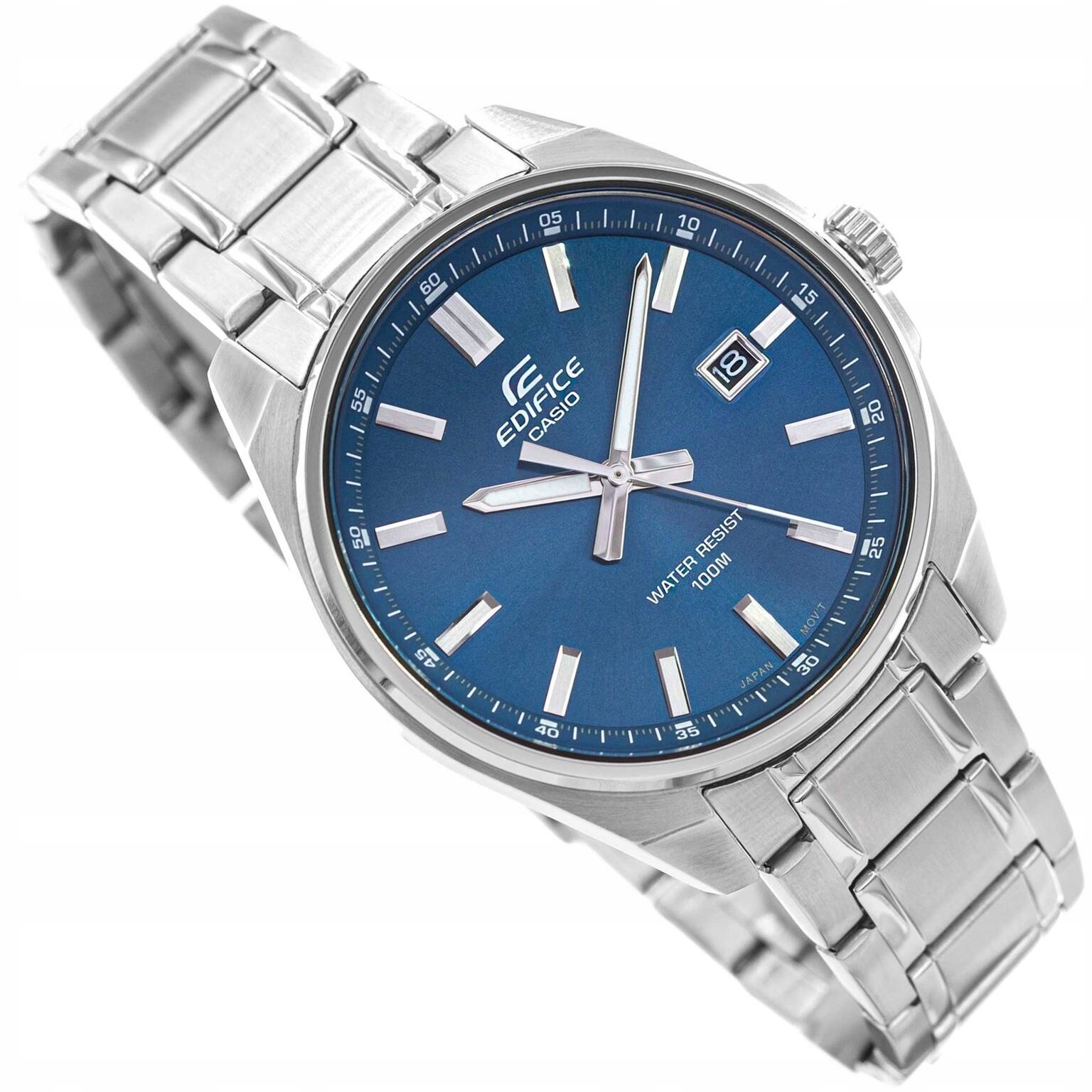 Męski Zegarek Casio EFV-150D-2AVUEF Edifice Srebrny Na Bransolecie Neobrite