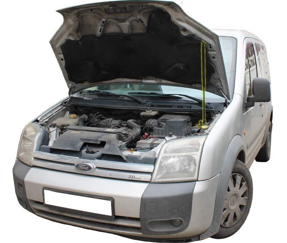 2002-2013 - ПРИВОД КАПОТА ДВИГАТЕЛЯ TOURNEO CONNECT