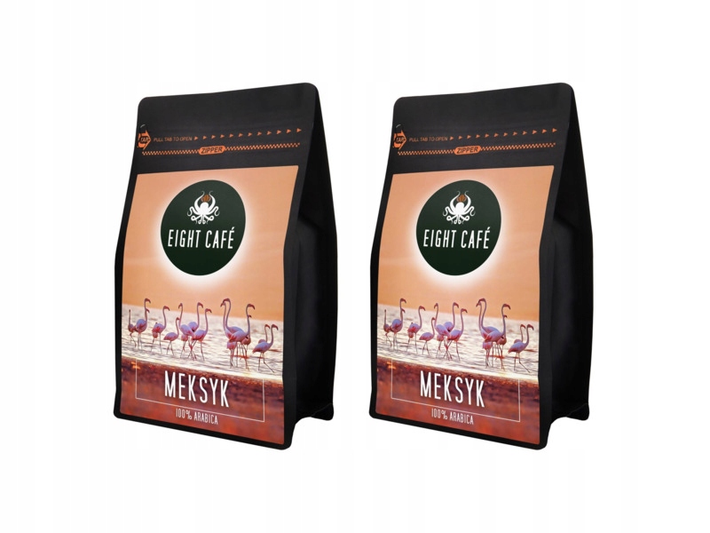Kawa ziarnista Eight Cafe Arabica Meksyk 2 x 1kg Rzemieślnicza