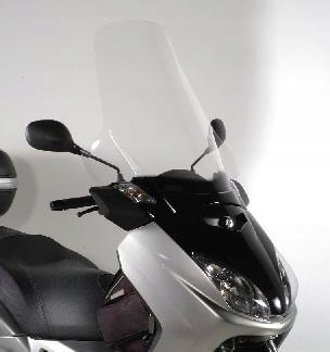 Kappa Čelné Sklo Yamaha X-max 125-250 (05-09) 63,5 X 69,5 CM Priehľadné ()
