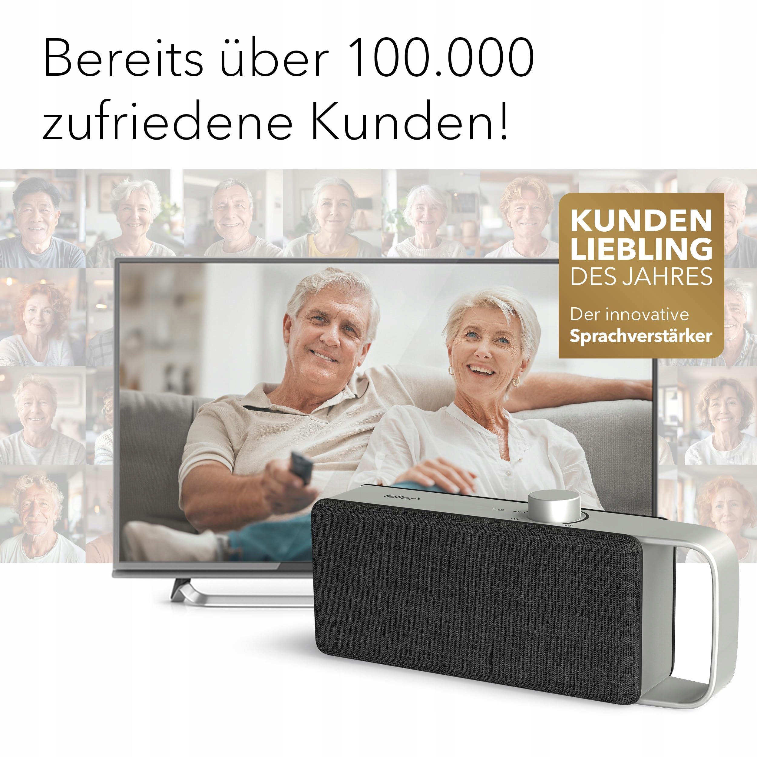 FALLER Oskar Głośnik TV Soundbar Bezprzewodowy Przenośny Łatwy w Obsłudze — miniatura 7