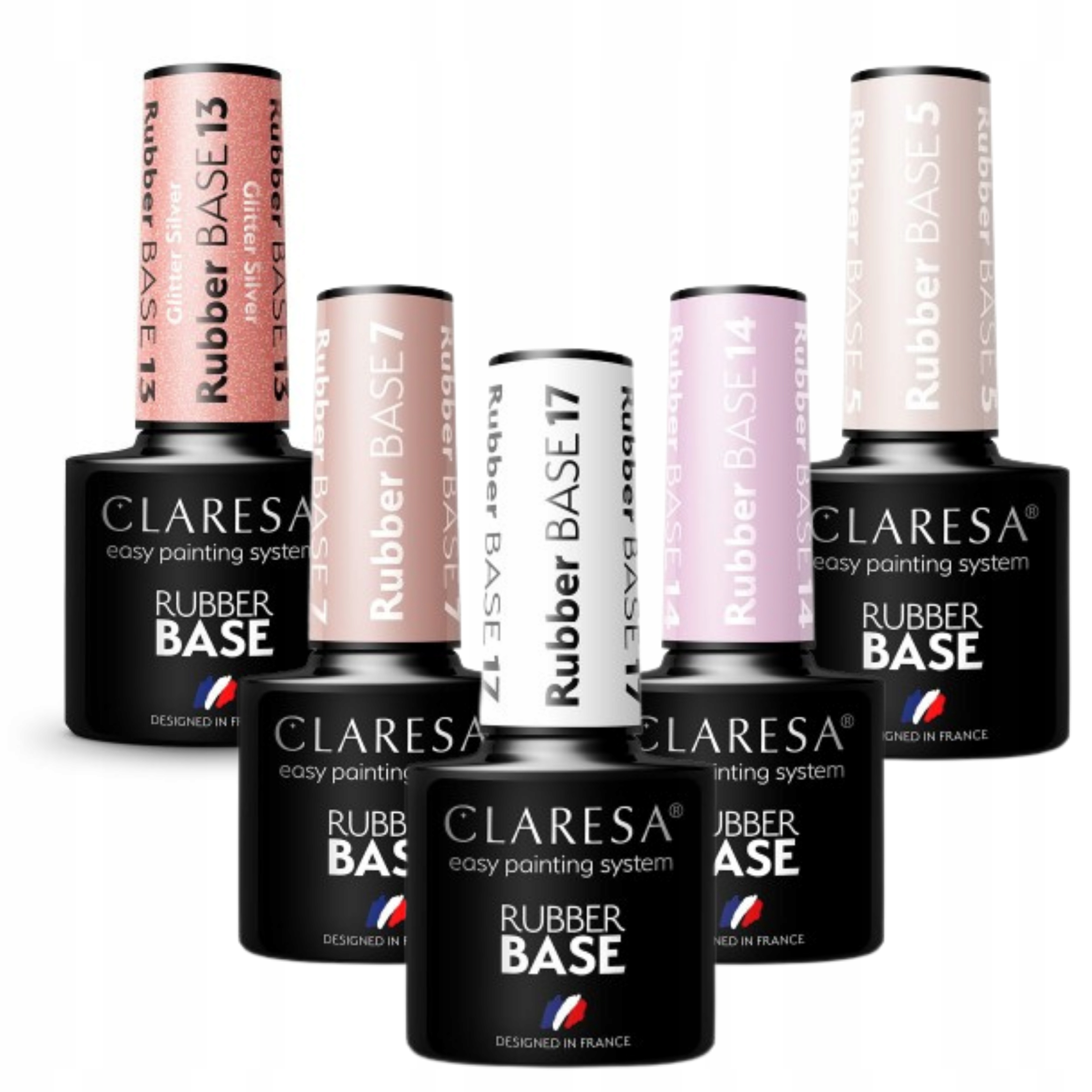 

Claresa Baza Kauczukowa Rubber 3+2 Mix Kolorów 5ml