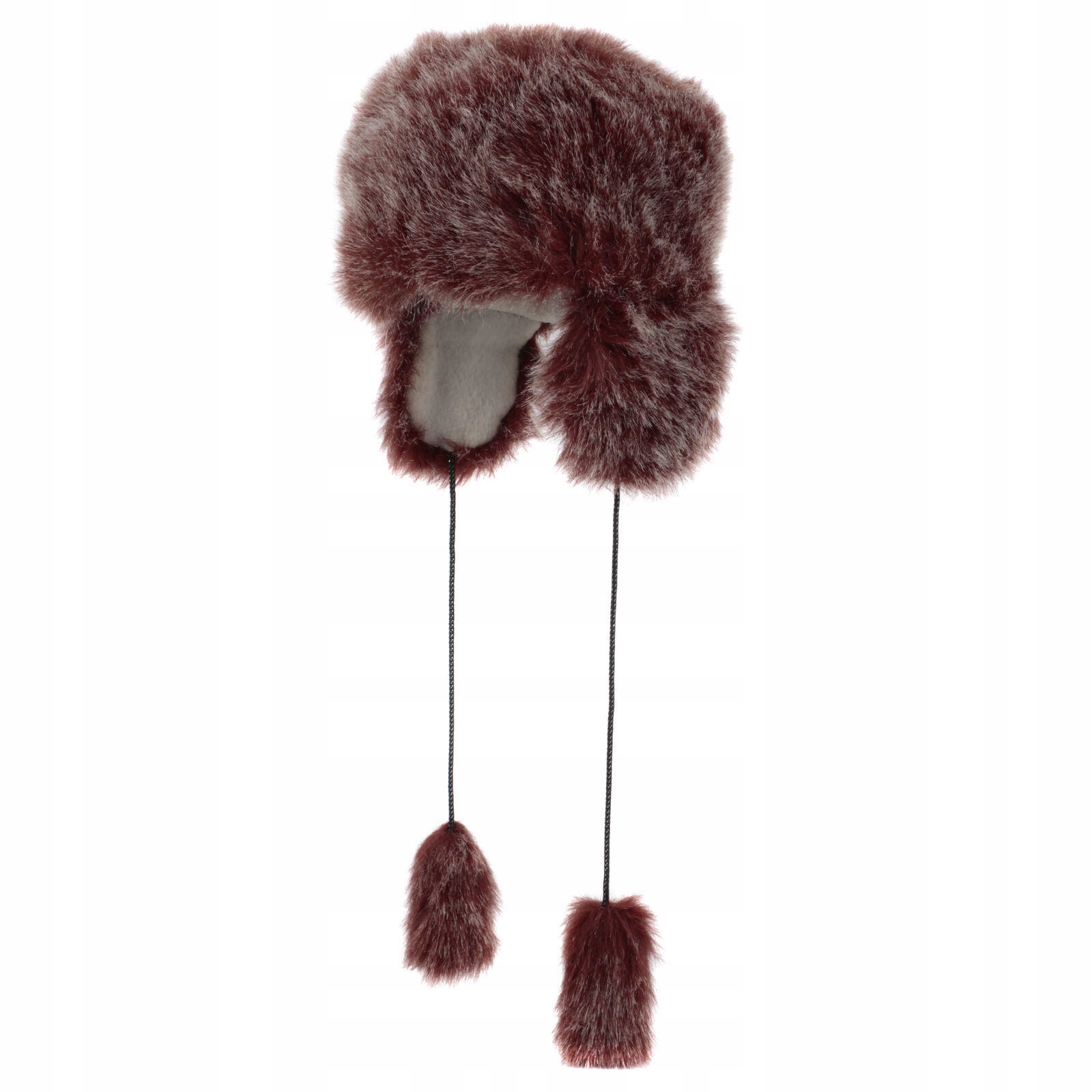 

W122J Ciepła czapka zimowa toczek z polarem uchem