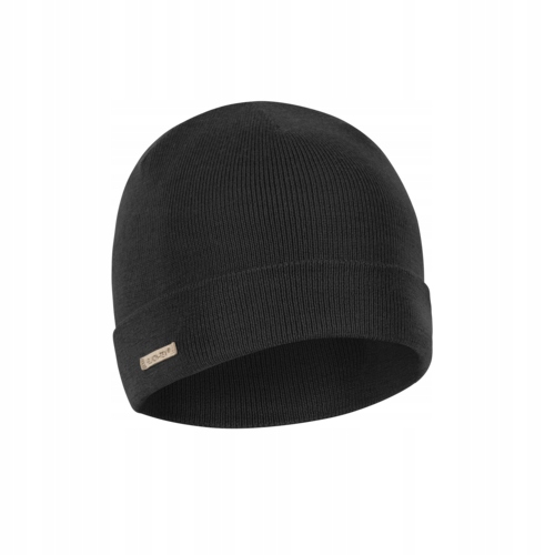 Helikon-Tex Winter Merino Beanie – zimní čepice z merino vlny Černá