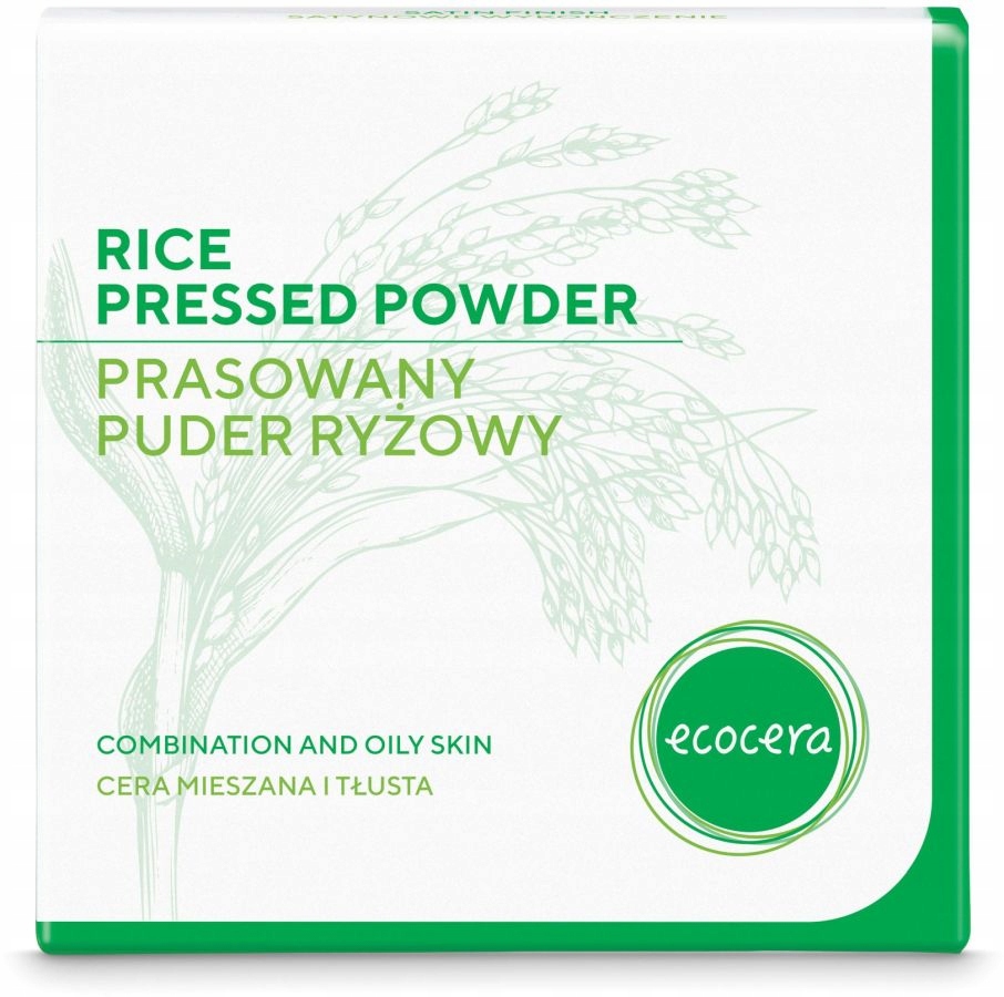 

Ecocera naturalny prasowany puder Ryżowy matujący