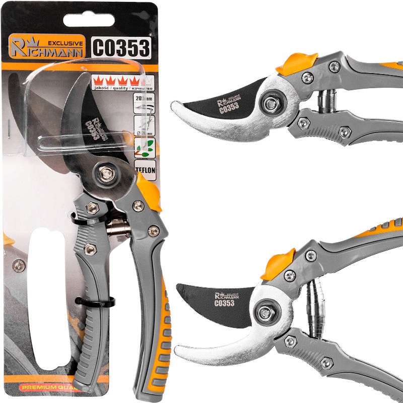 

Sekator Ogrodniczy Alu Guma 205mm C0353 Richmann