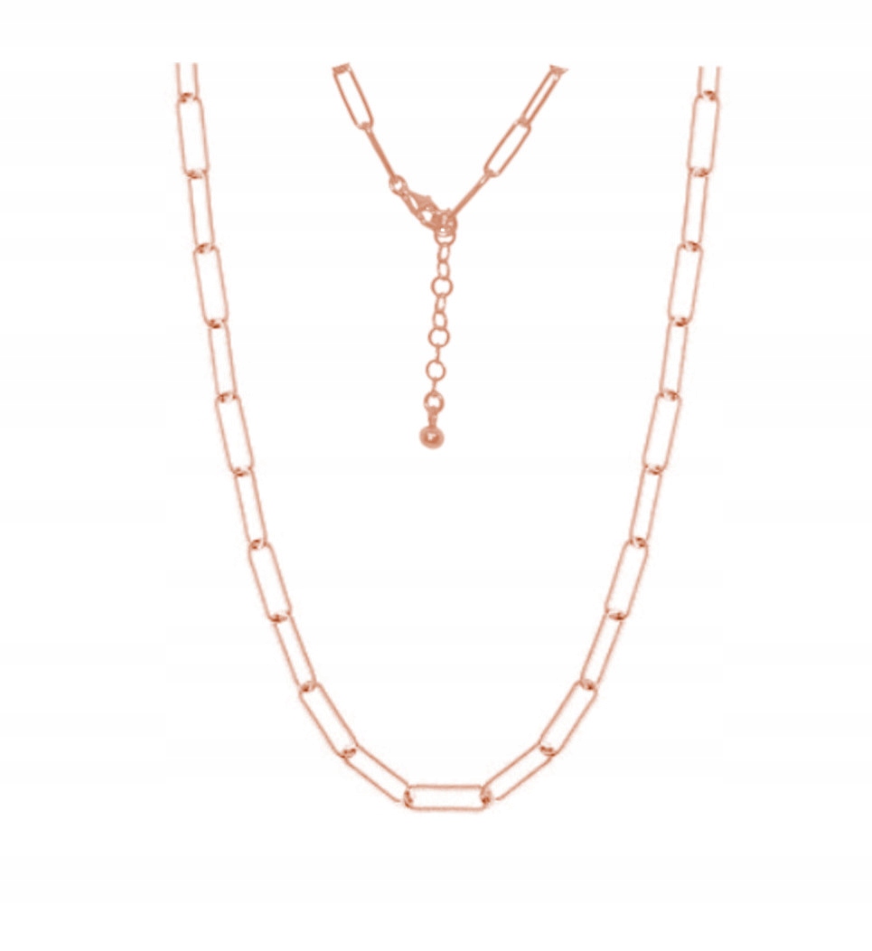 Náhrdelník stříbrný řetízek s velkými očky, stříbro ryzost 925