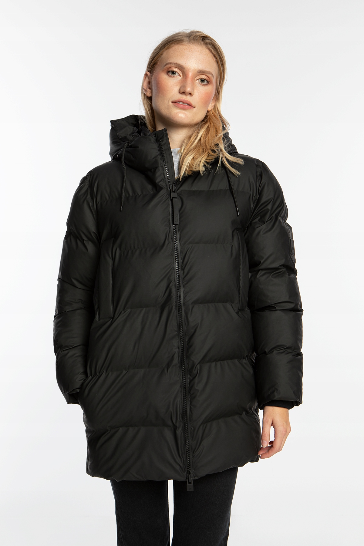 Dámská Bunda Rains Alta Puffer Parka W3T4 15190-001 (XL)