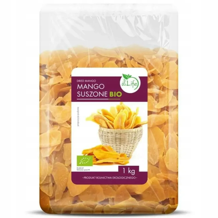 Mango sušené Biolife Bio přírodní 1 kg
