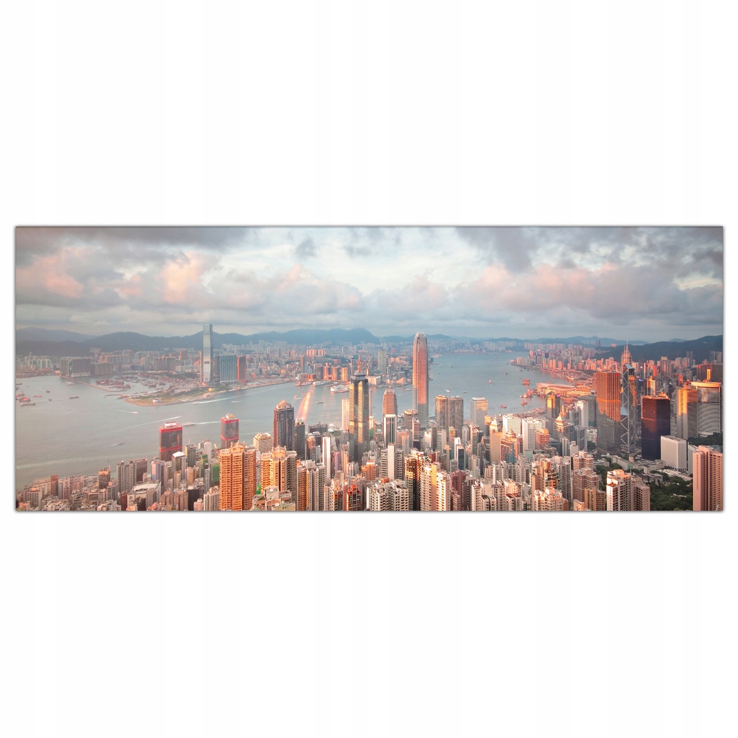 

Obraz na szkle Foto Hong Kong Zachód Słońca 125x50